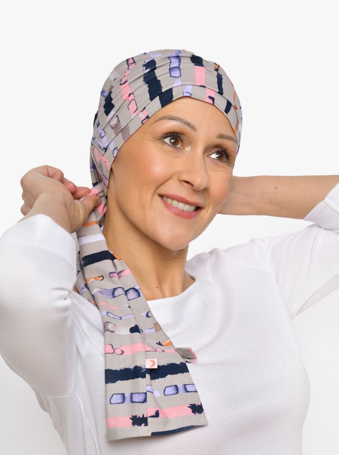 Foulard chimio Liz - Jasmin