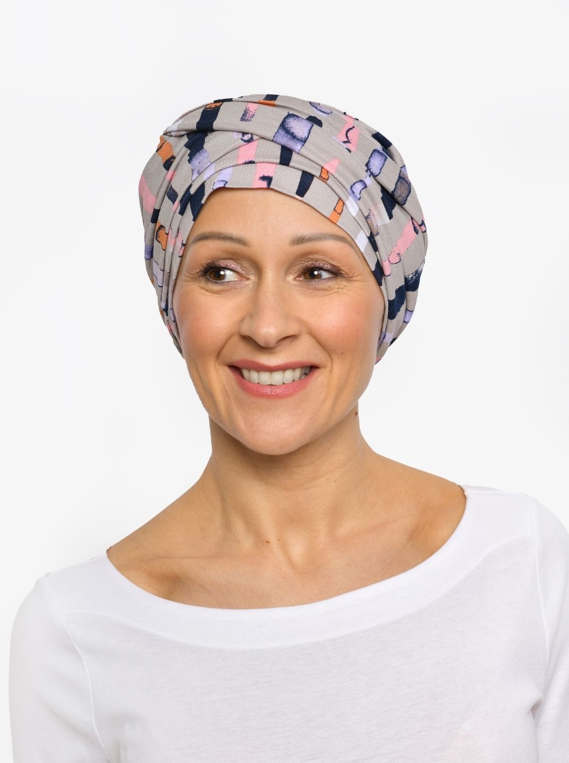 Foulard chimio Liz - Jasmin