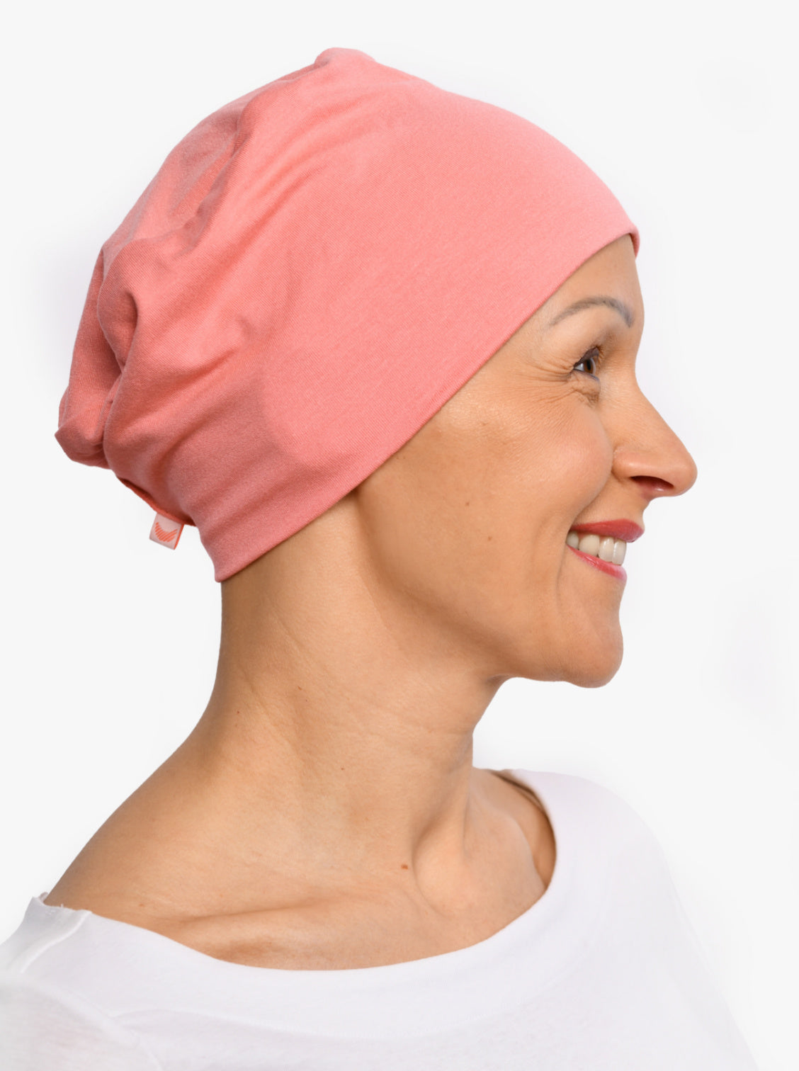 Chemo slaapmutsje Pippa - Peach