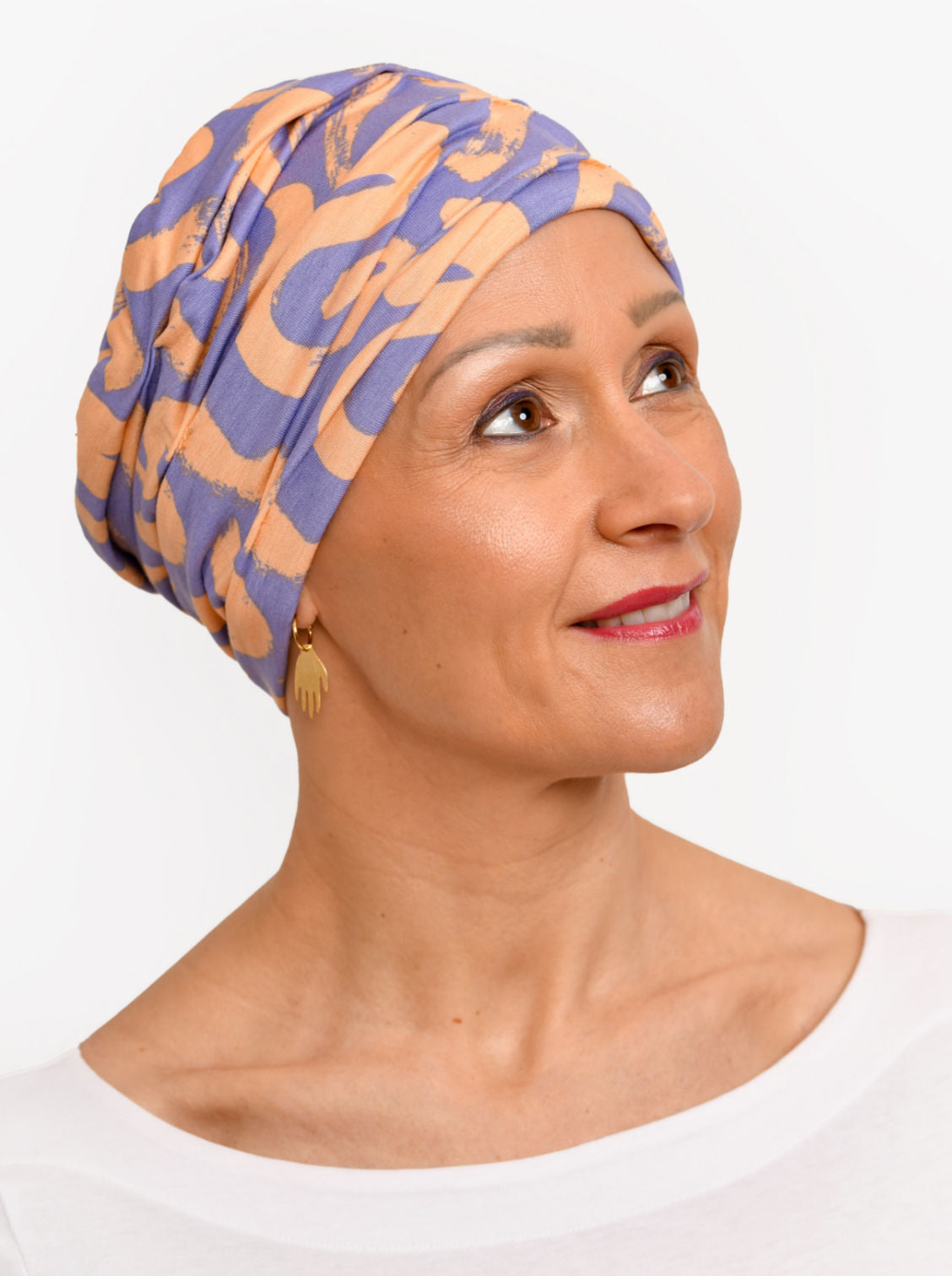 Chemo mutsje Marlene - Apricot