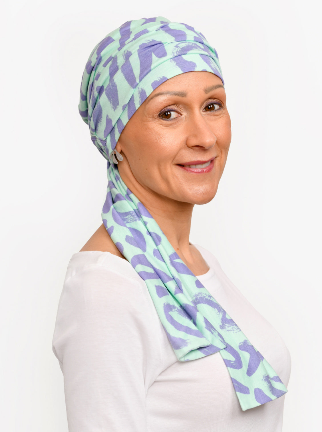 Chemo sjaal Liz - Pistaccio