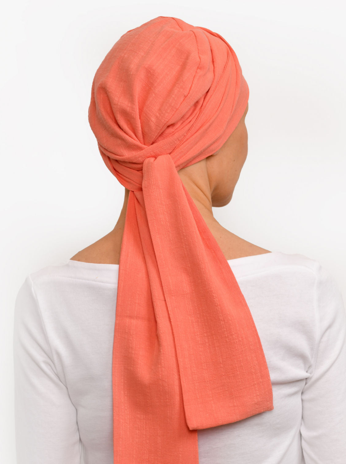 Wikkelsjaal katoen Hannah – Coral
