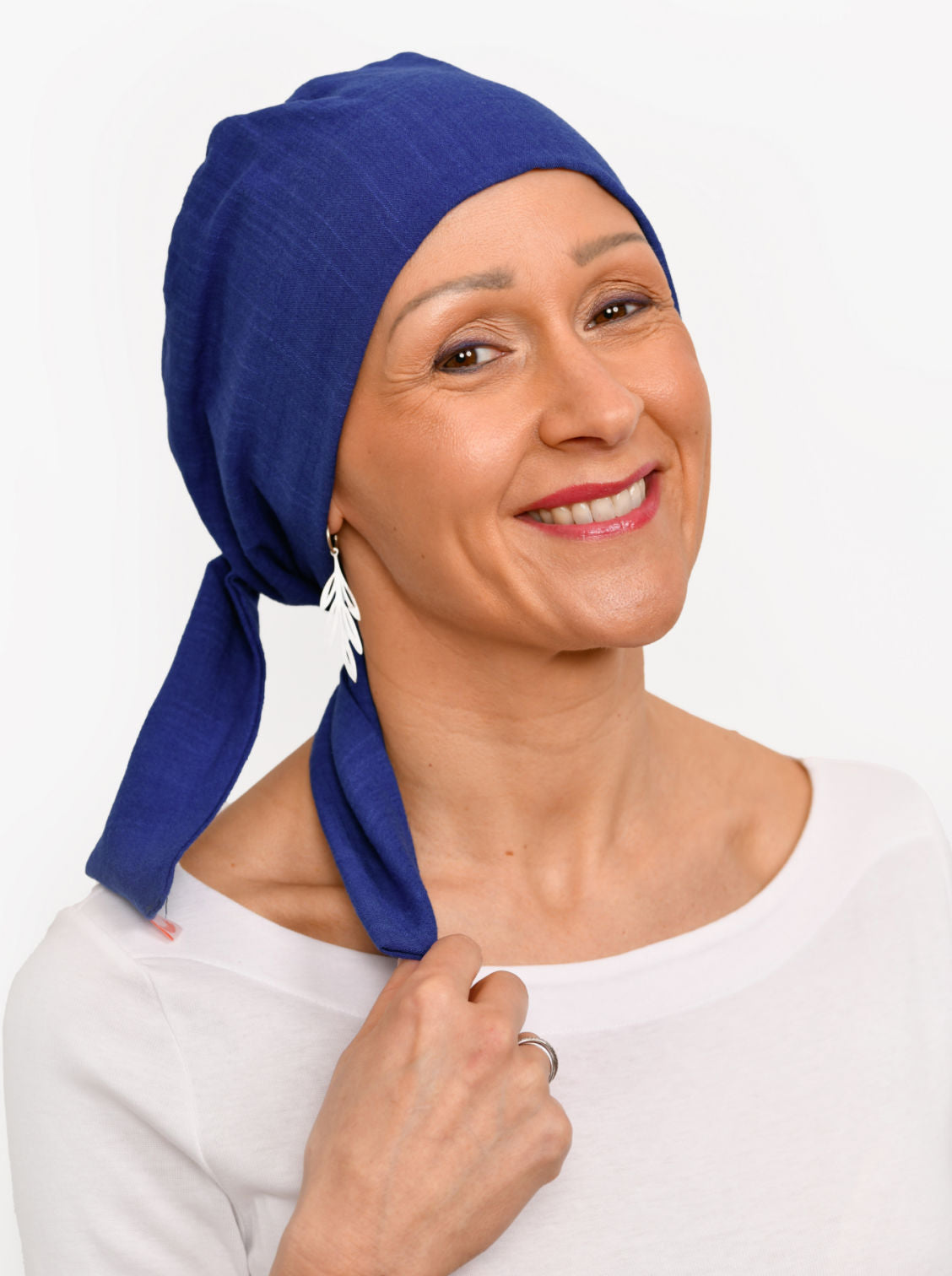 Chemo hoofddoekje Audrey - Ink Blue