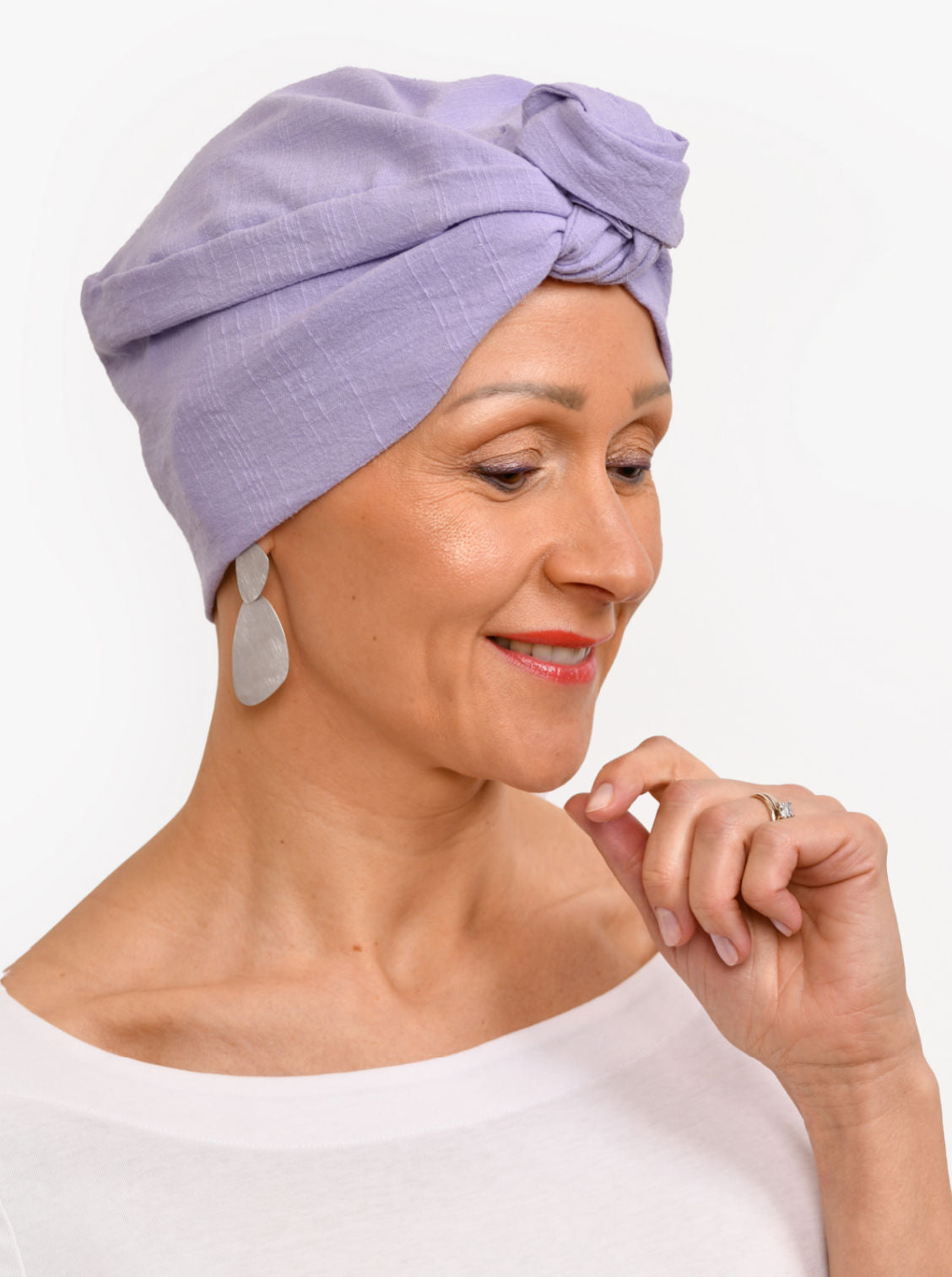 Chemo hoofddoekje Audrey - Lavender