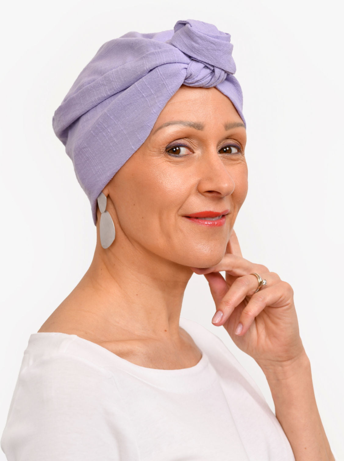Chemo hoofddoekje Audrey - Lavender