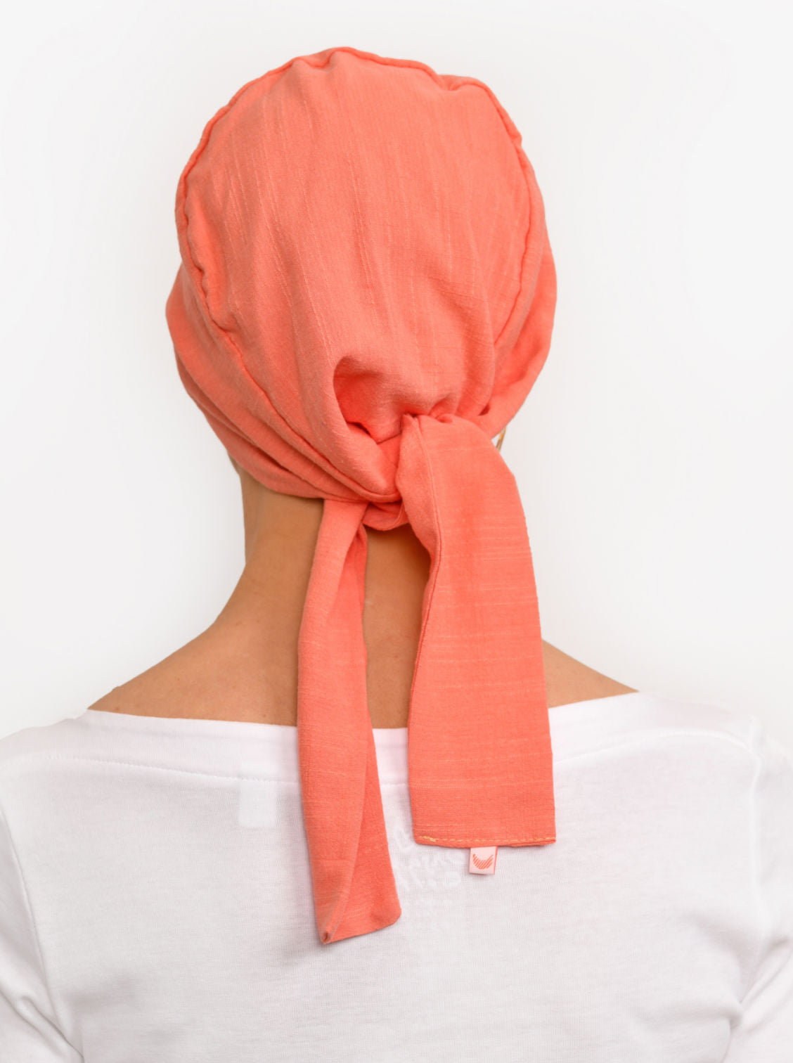 Chemo hoofddoekje Audrey - Coral