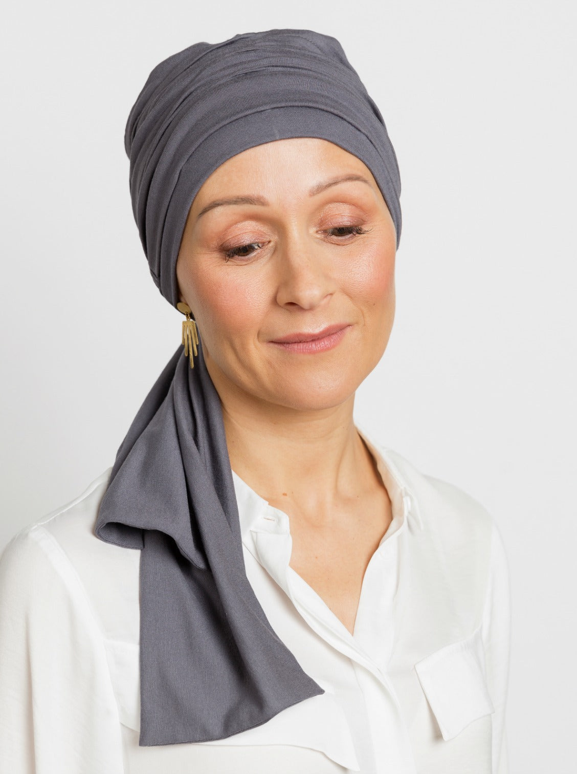 Chemo sjaal Liz - Dark taupe