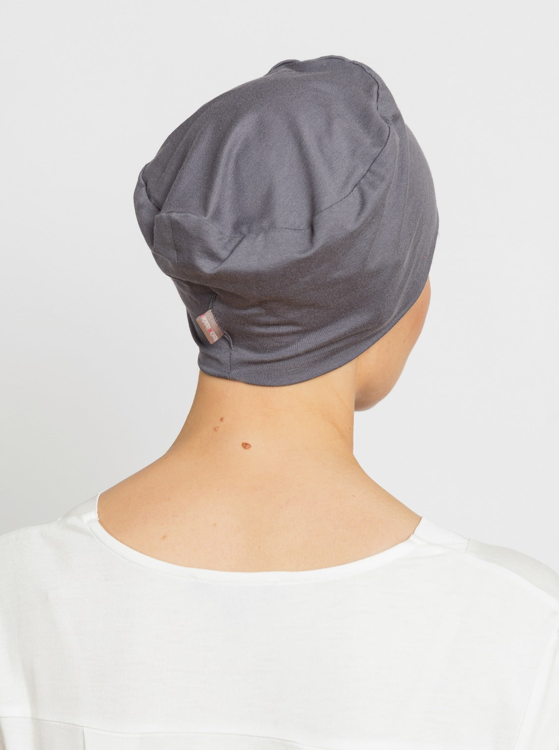 Chemo slaapmutsje Pippa - Dark taupe