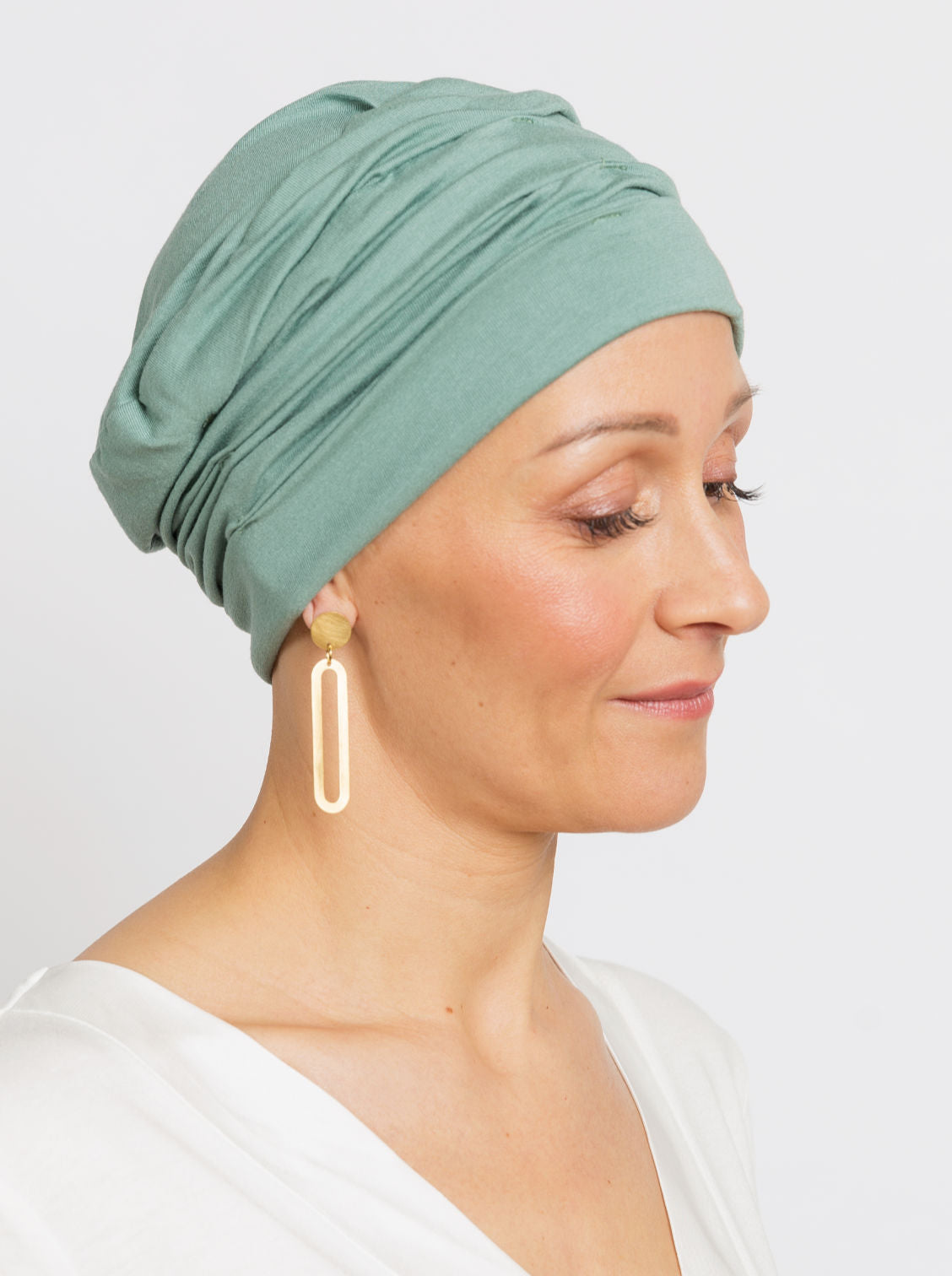 Chemo mutsje Marlene - Spring Green