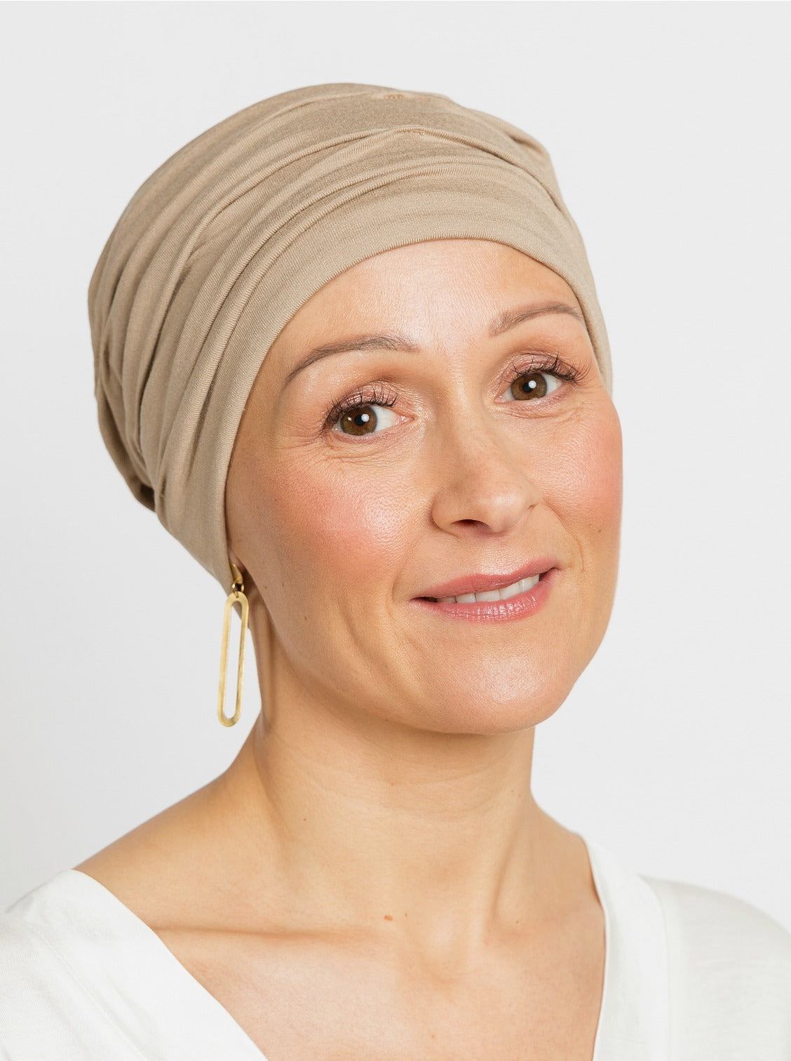 Chemo mutsje Marlene - Beige