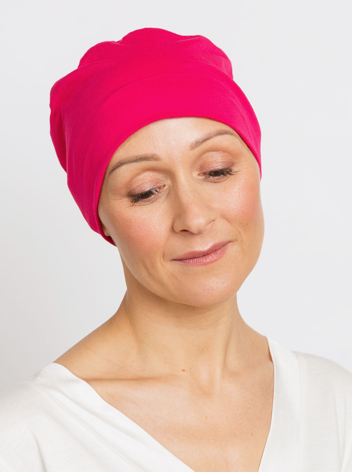 Chemo slaapmutsje Pippa - Fuchsia