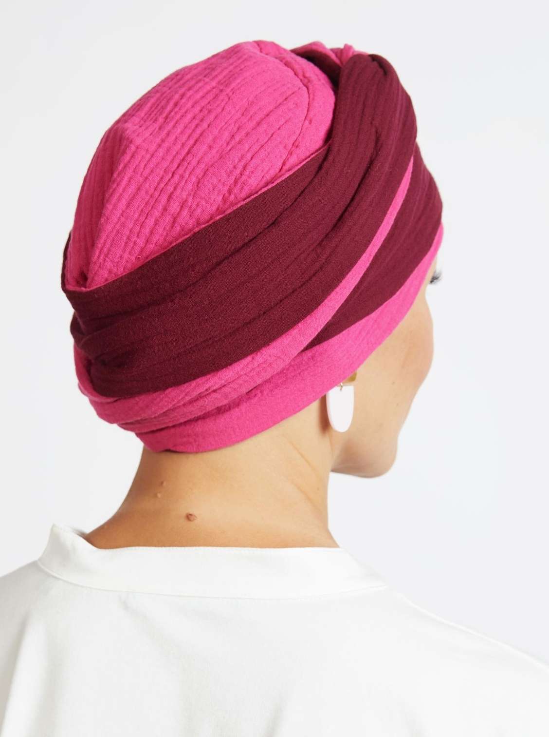 chemo sjaal bordeaux