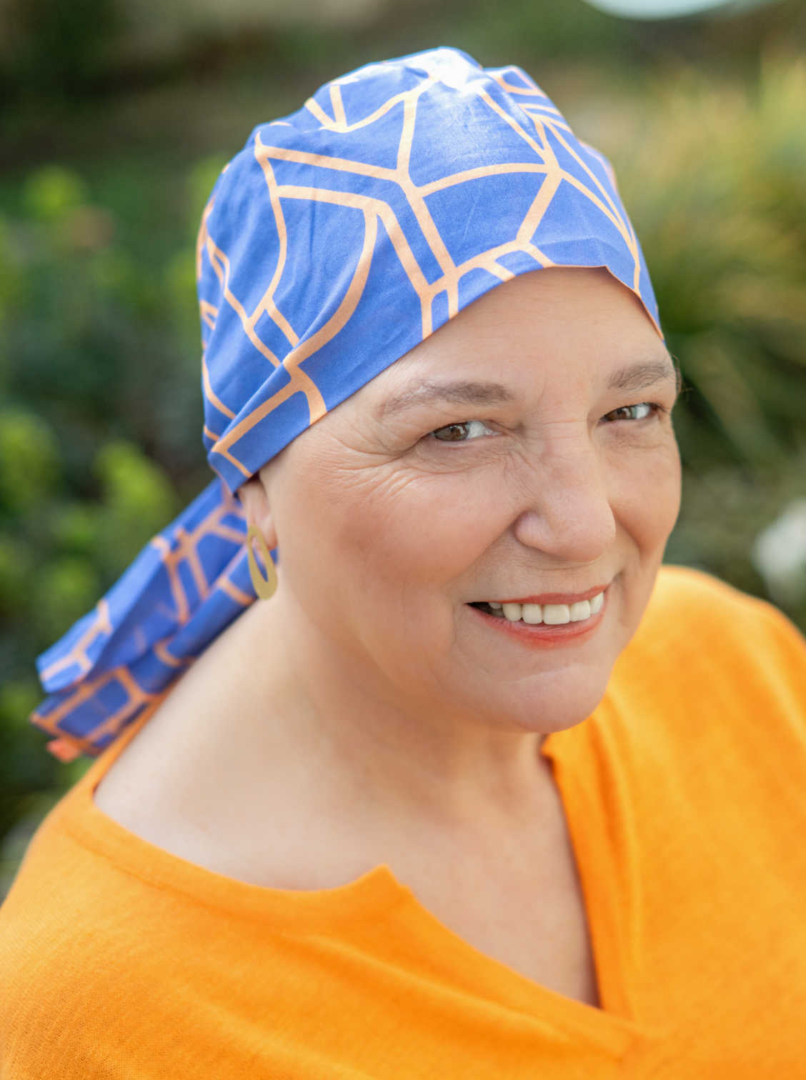 sjaaltje na chemo bandana in katoen 