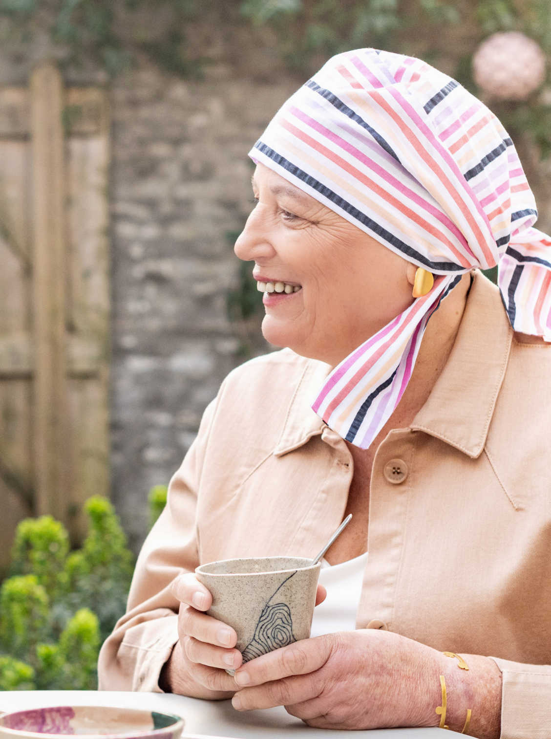 katoen chemo hoofddoekje voor de zomer