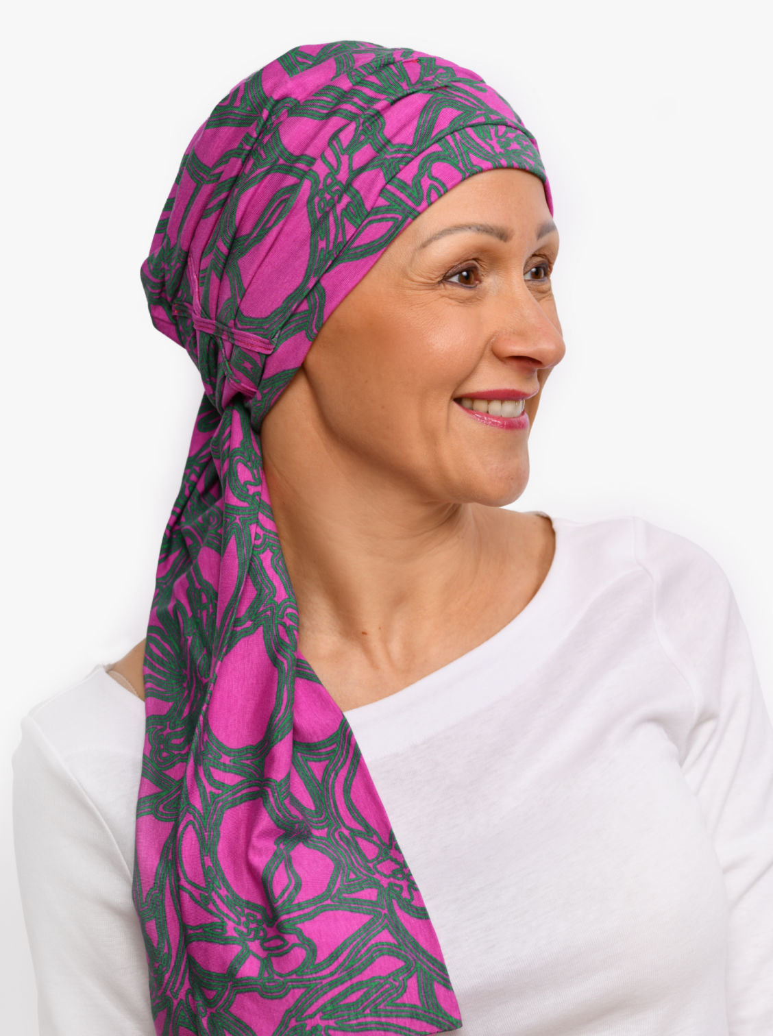 Chemo sjaal Liz - Flores