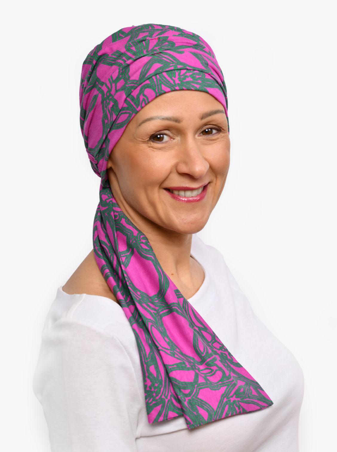 Chemo sjaal Liz - Flores