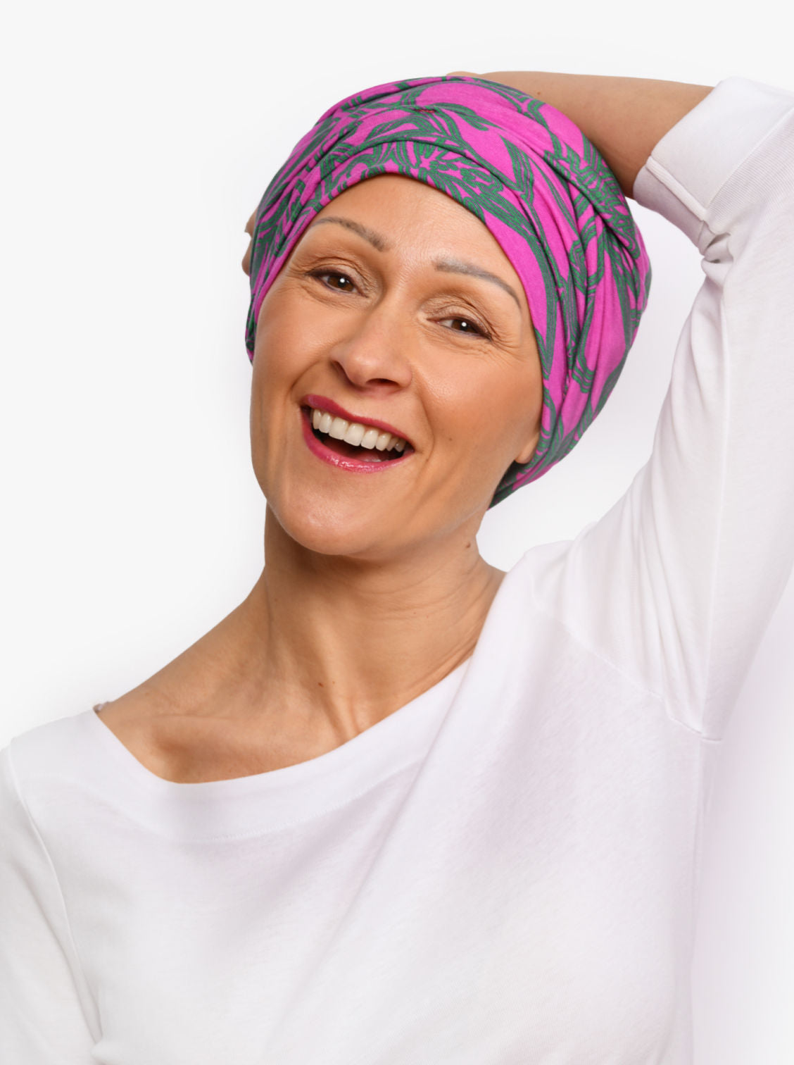Chemo sjaal Liz - Flores