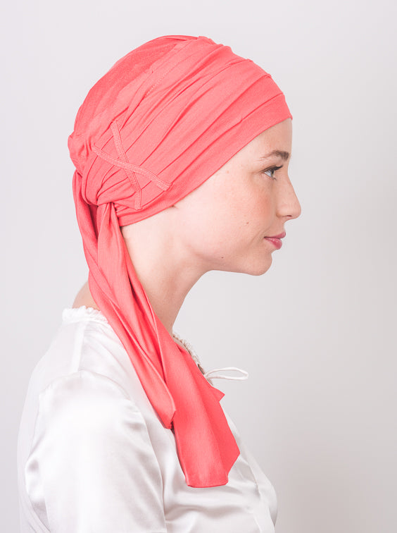 Chemo sjaal Liz - Flamingo