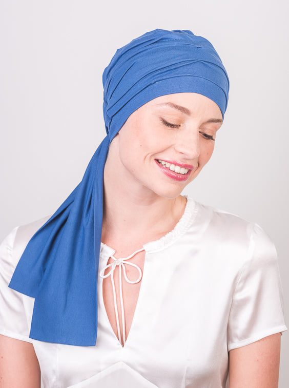 Chemo sjaal Liz - Night Blue