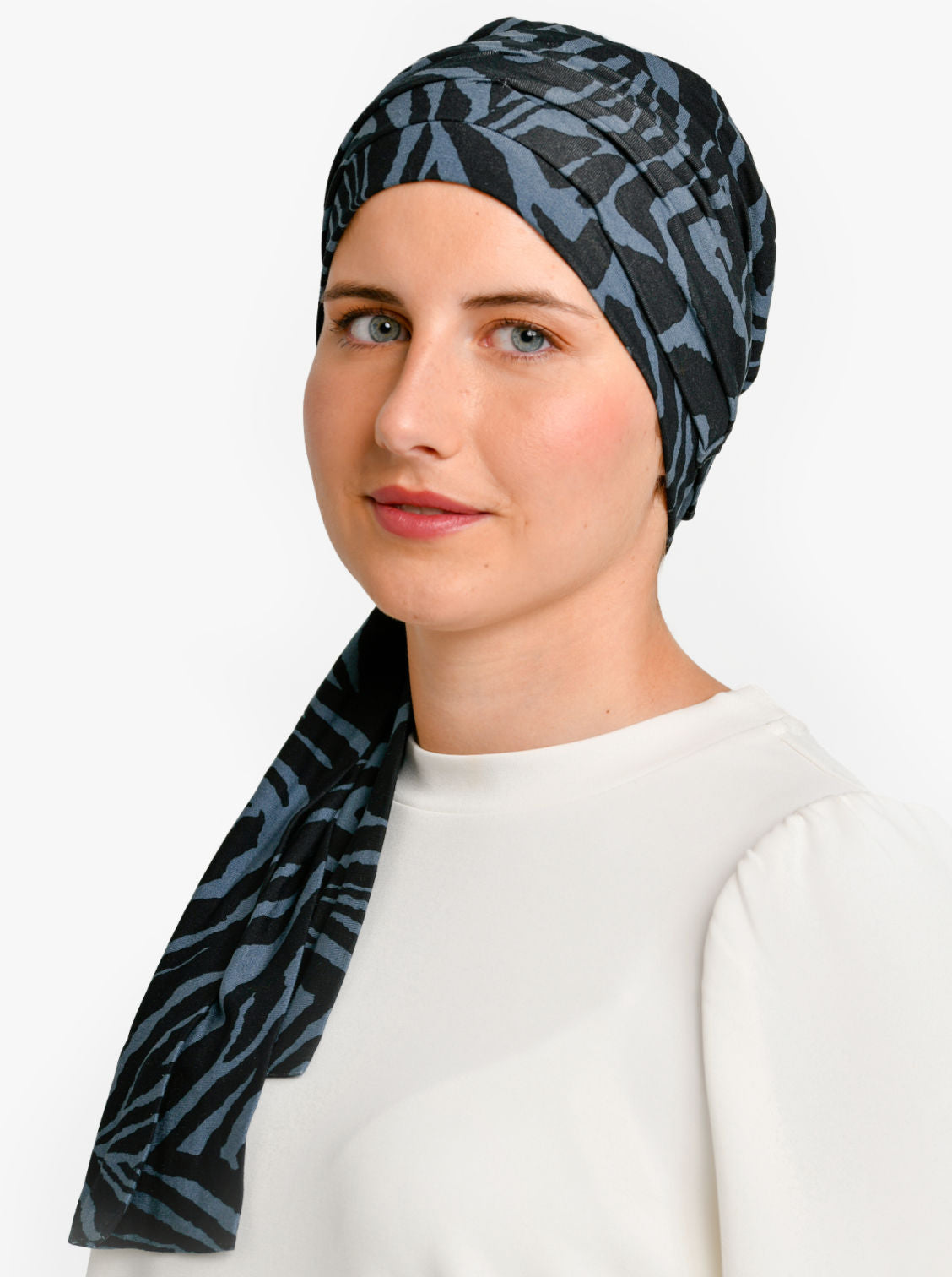 Chemo sjaal Liz - Snow