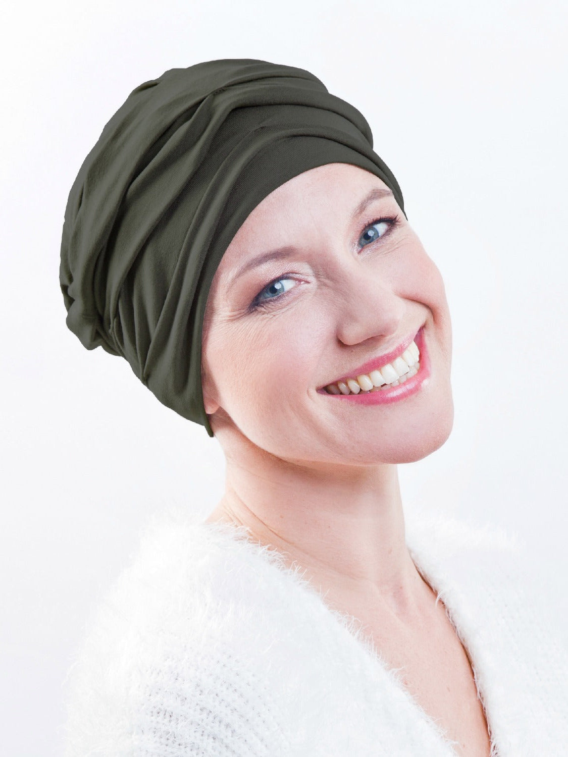 Chemo mutsje Marlene - Kaki