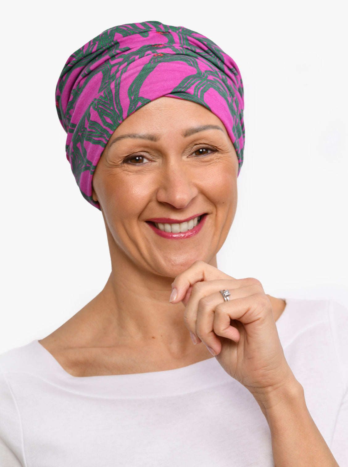 Chemo mutsje Marlene - Flores