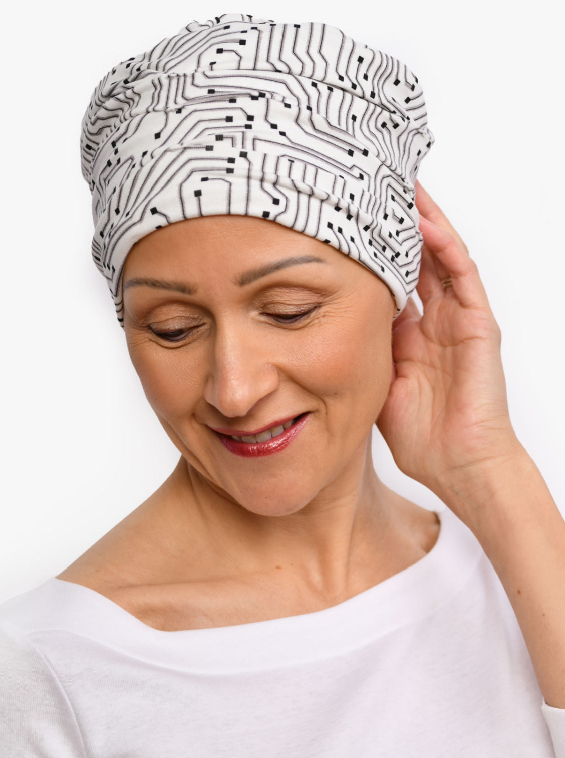 Chemo mutsje Marlene - Stracciatella
