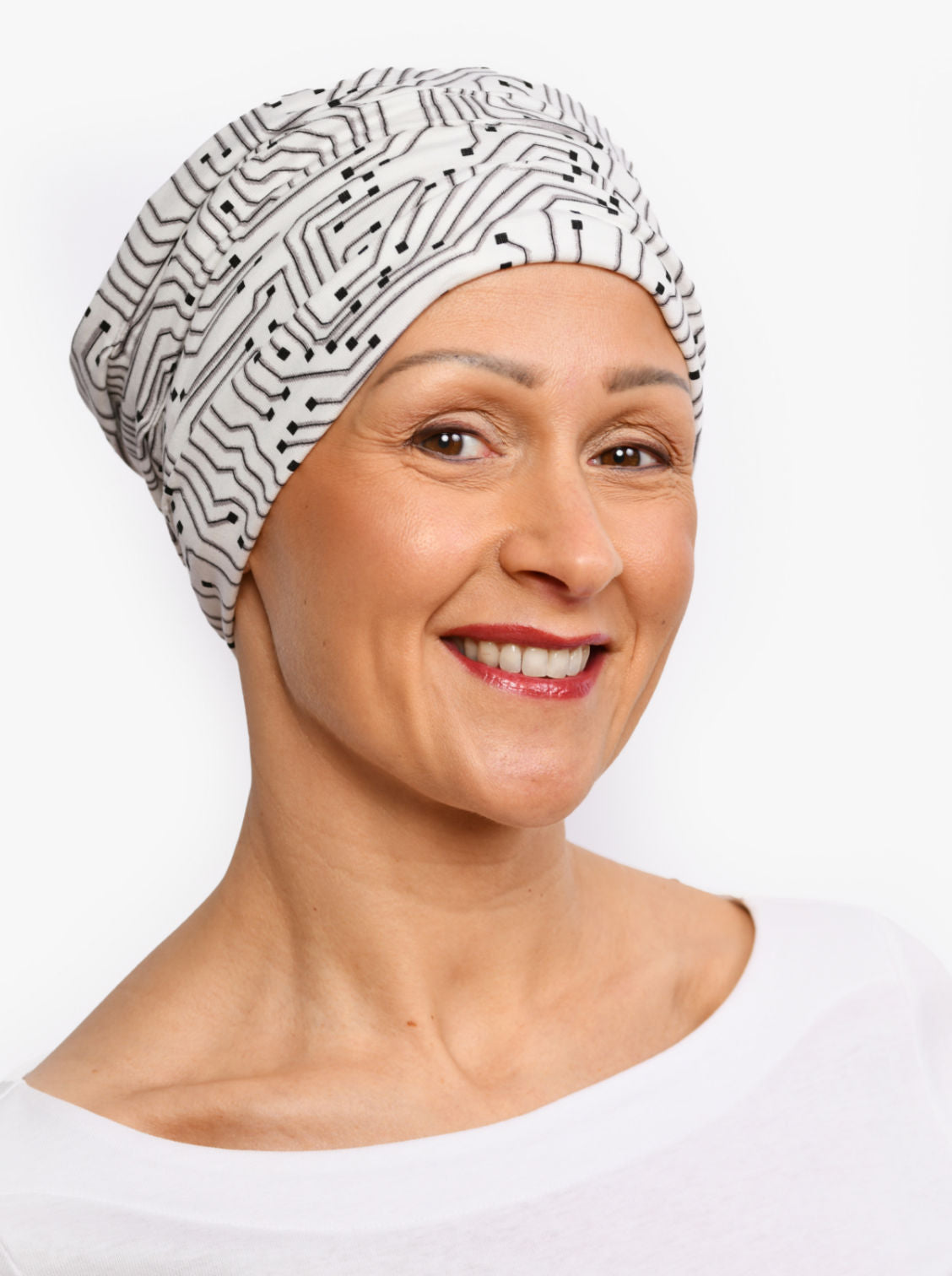 Chemo mutsje Marlene - Stracciatella