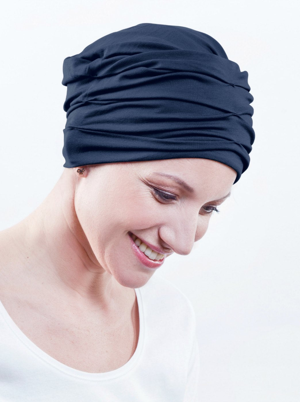 Chemo mutsje Marlene - Marine
