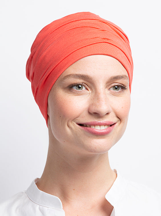 Chemo mutsje Marlene - Flamingo