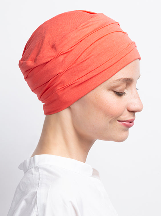 Chemo mutsje Marlene - Flamingo