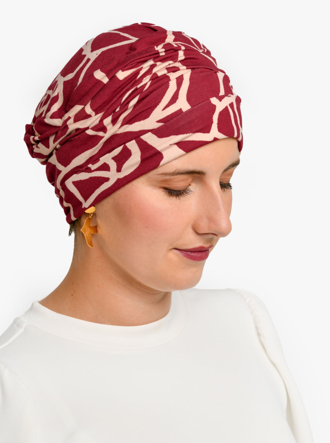 Chemo mutsje Marlene - Merlot