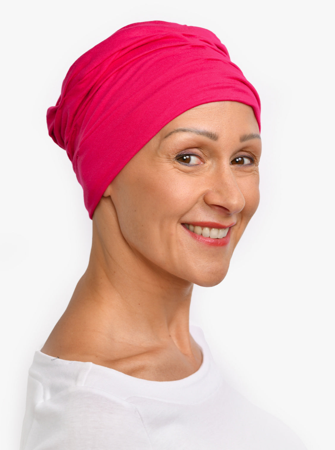 Chemo mutsje Marlene - Fuchsia