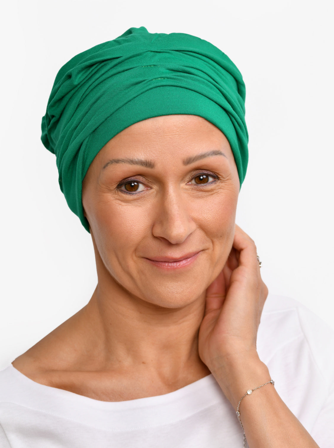 Chemo mutsje Marlene - Happy Green