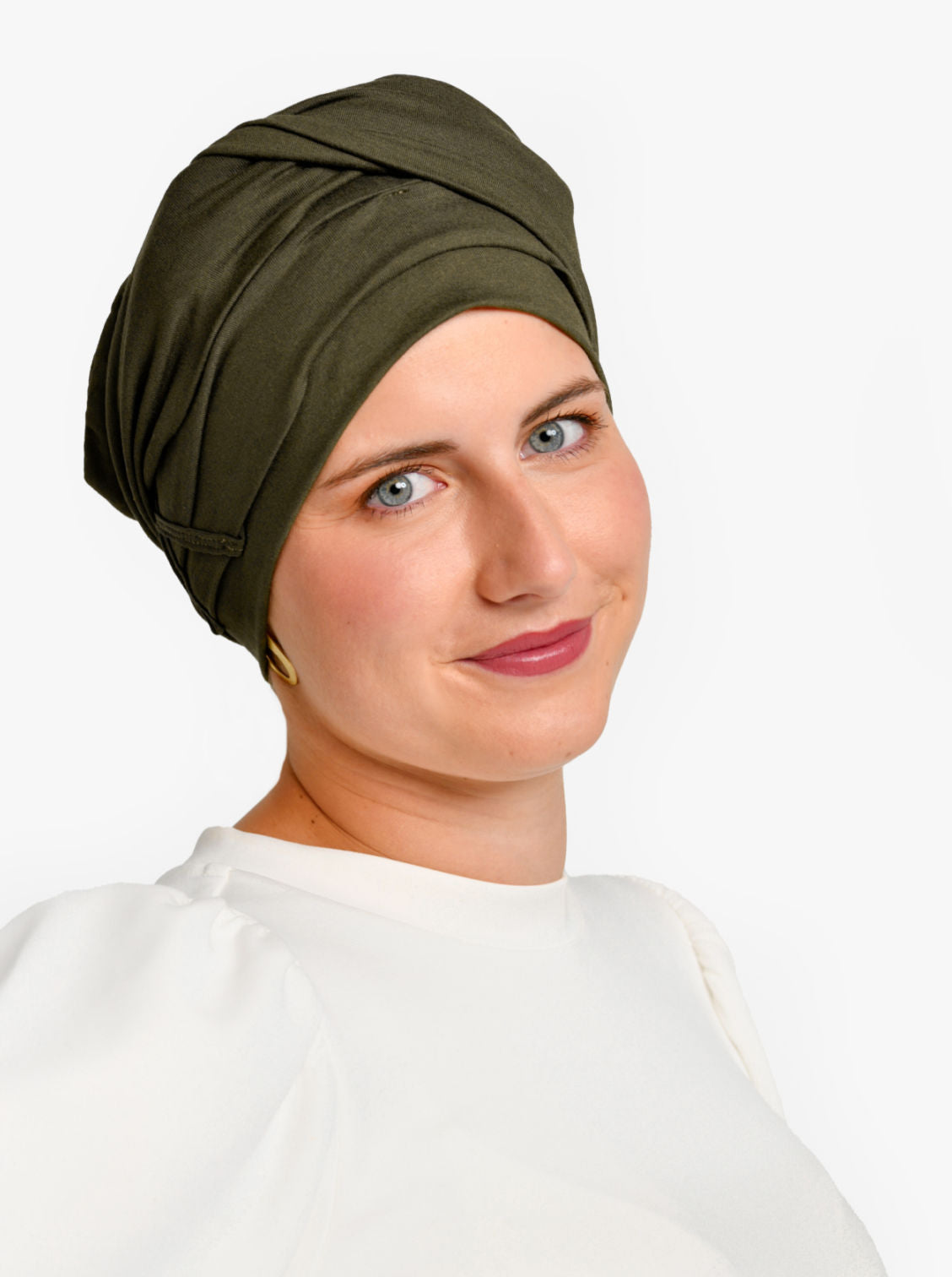 Chemo sjaal Liz - Kaki