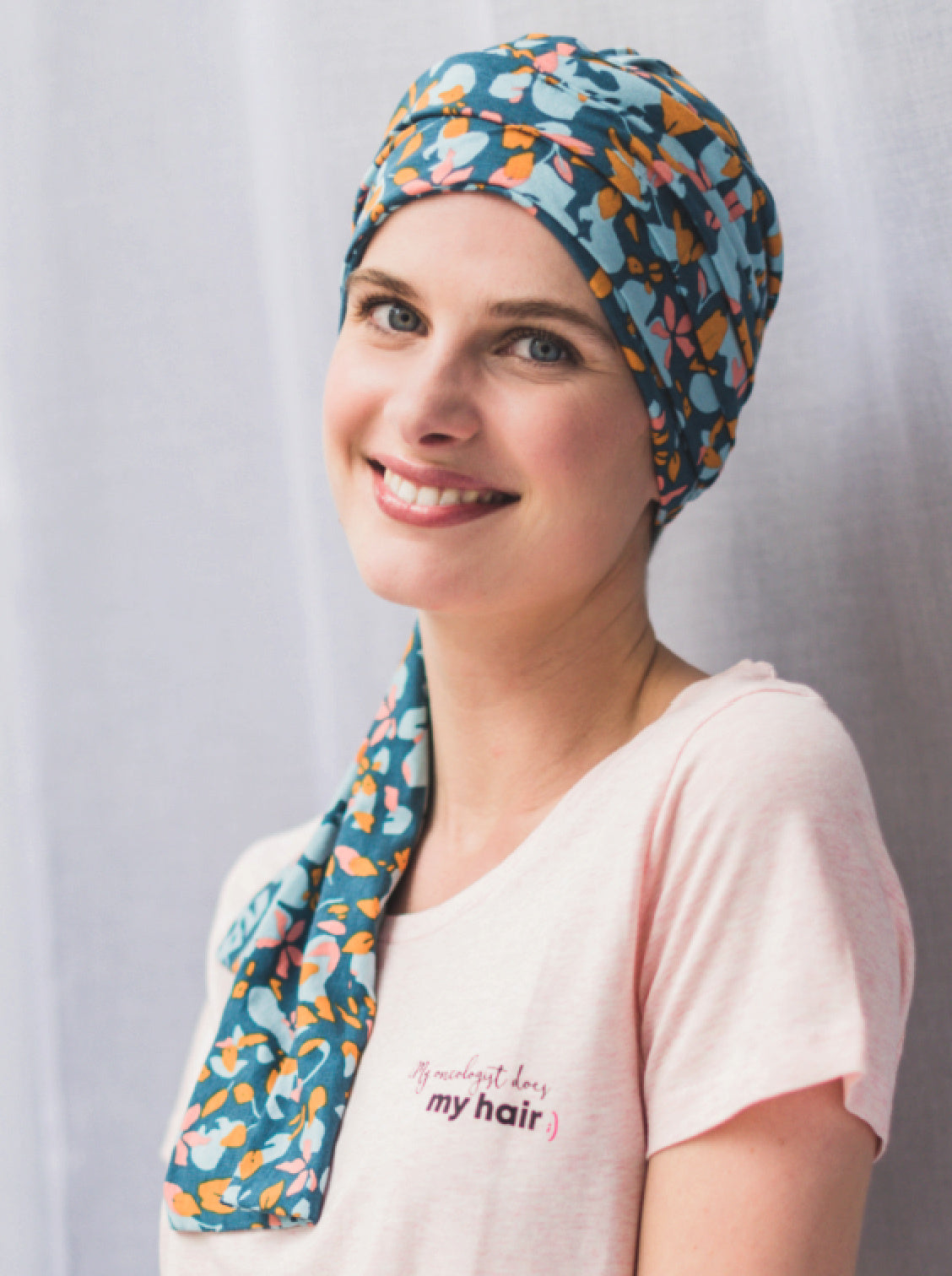 Chemo scarf Liz - Bloom