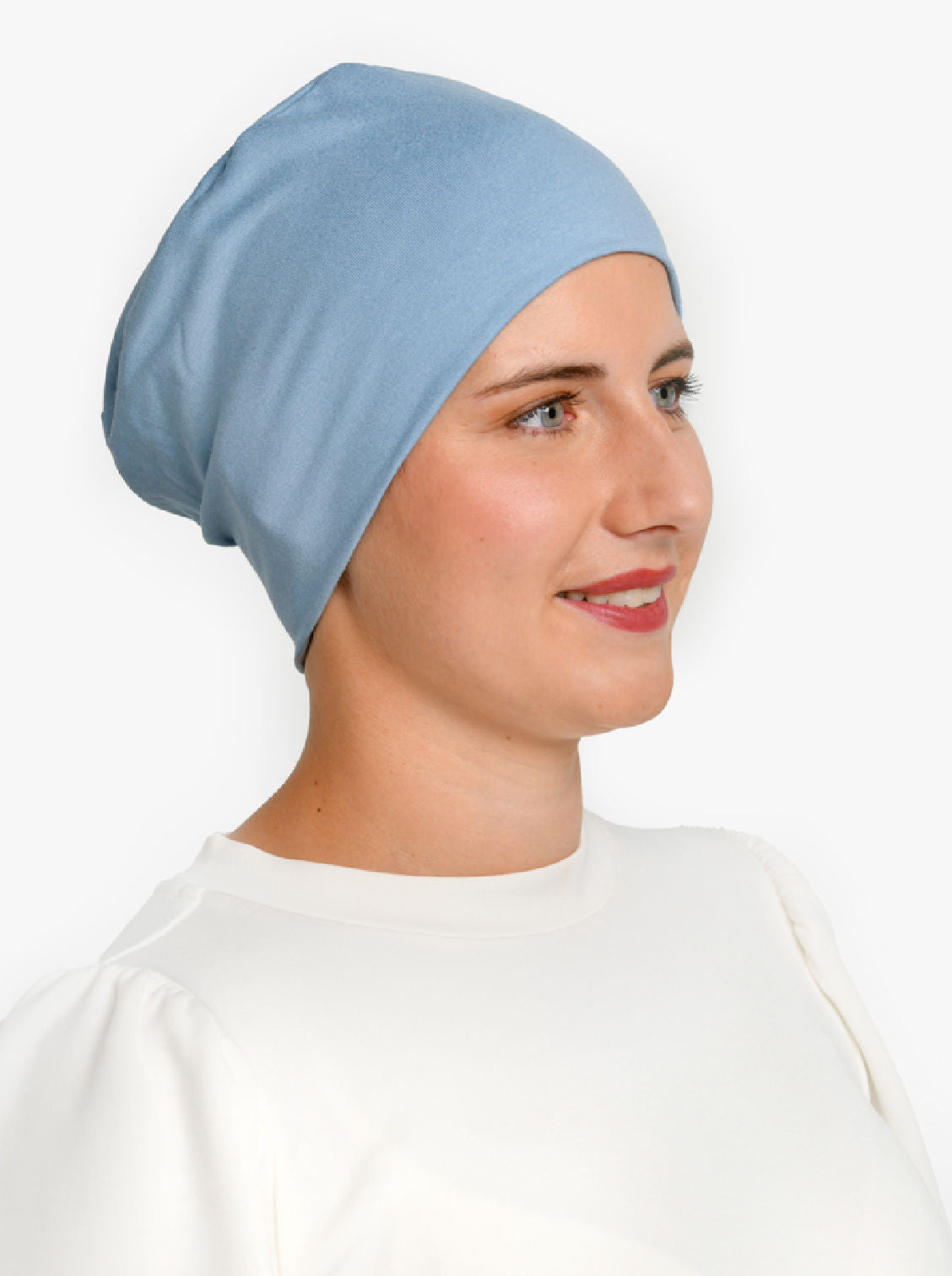 Chemo slaapmutsje Pippa - Sky blue