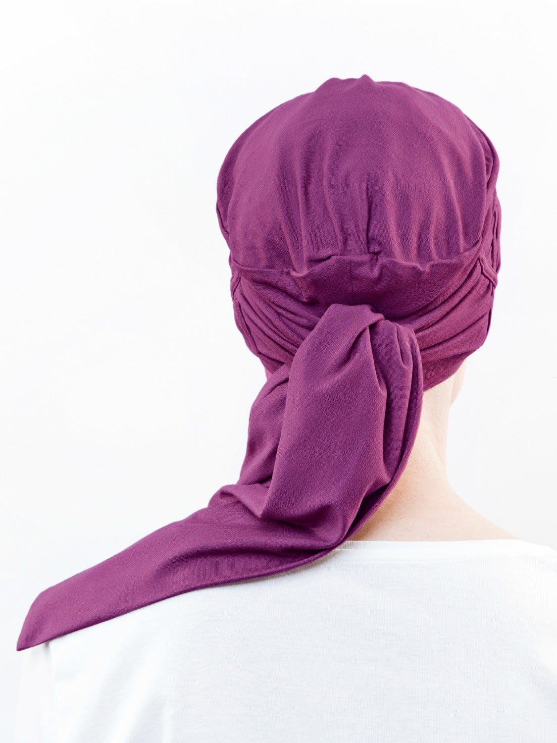 Chemotherapy scarf Liz - Framboise