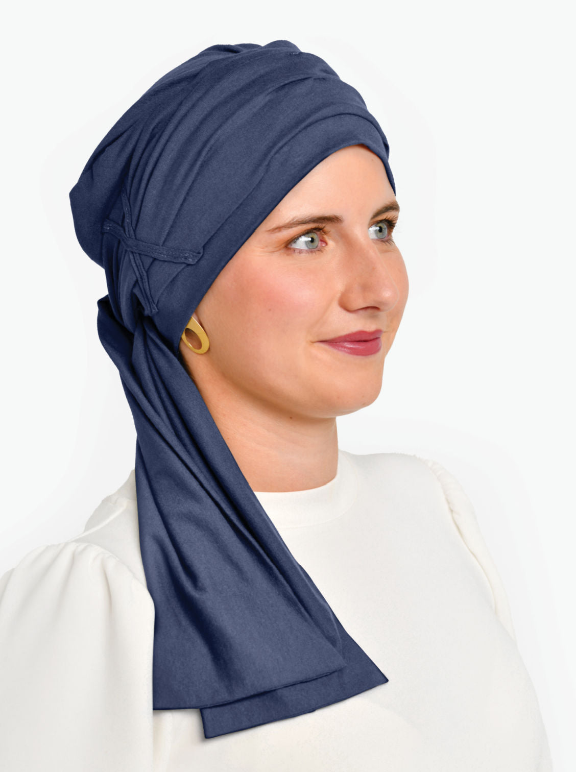 blauwe chemo sjaals na kanker