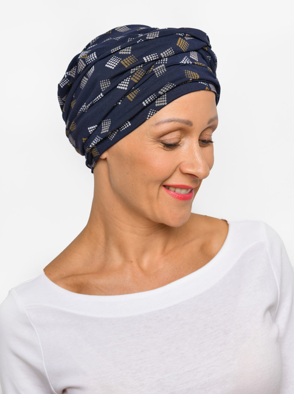 chemo sjaaltje blauw