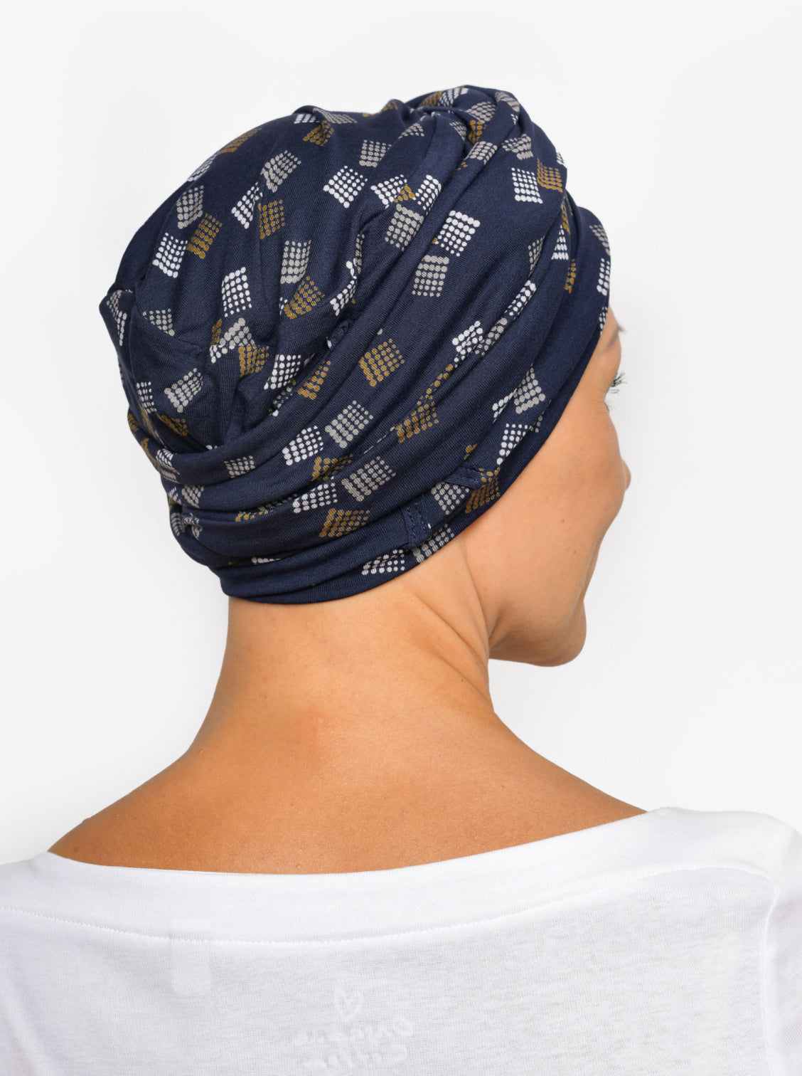 chemo sjaaltje blauw