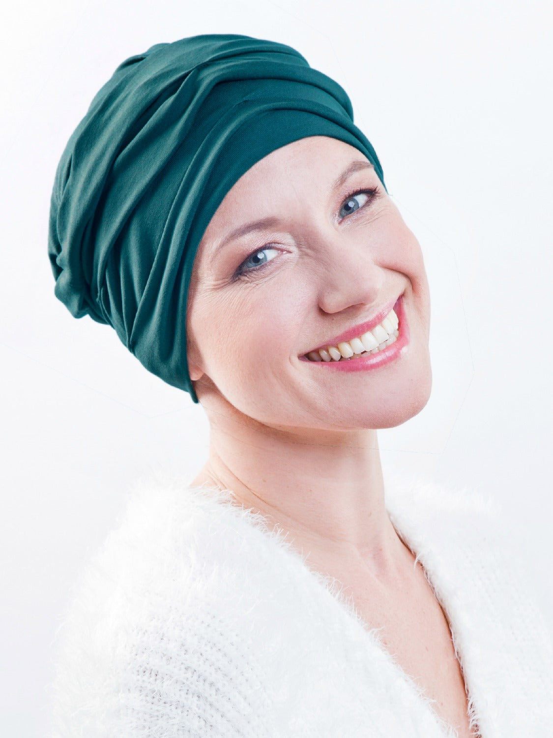 Chemo mutsje Marlene - Aqua