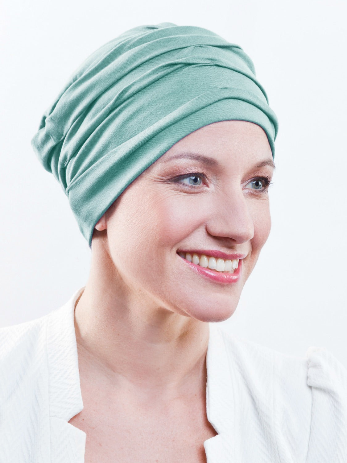 Chemo hat Marlene - Baby blue