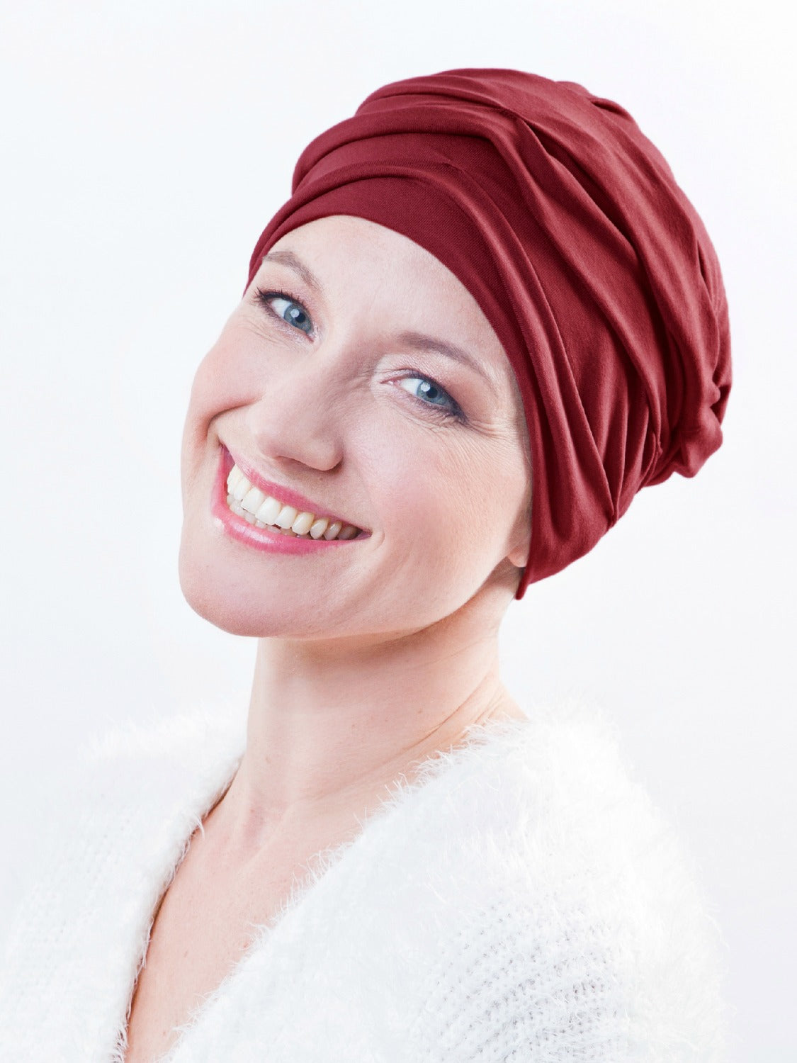 Chemo mutsje Marlene - Bordeaux