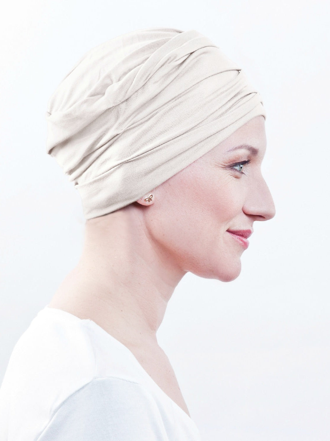 Chemo mutsje Marlene - Crème