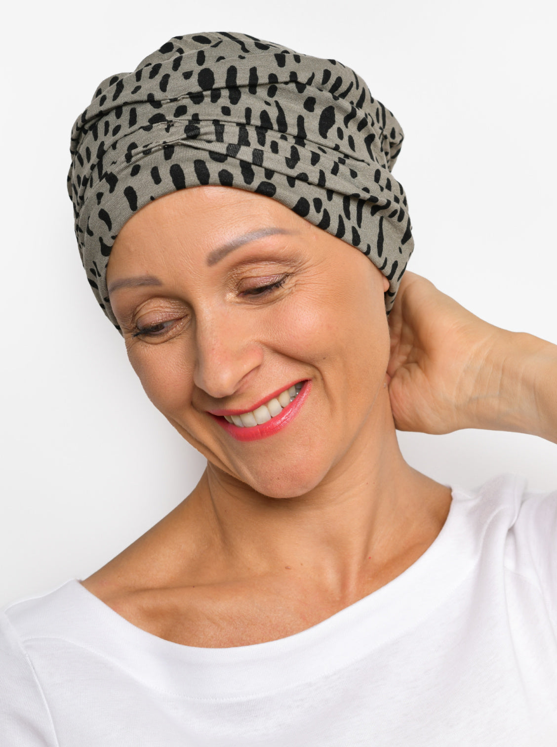 Chemo mutsje Marlene - Cheetah