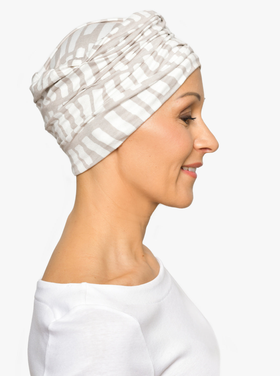 beige mutsje chemotherapie en haaruitval