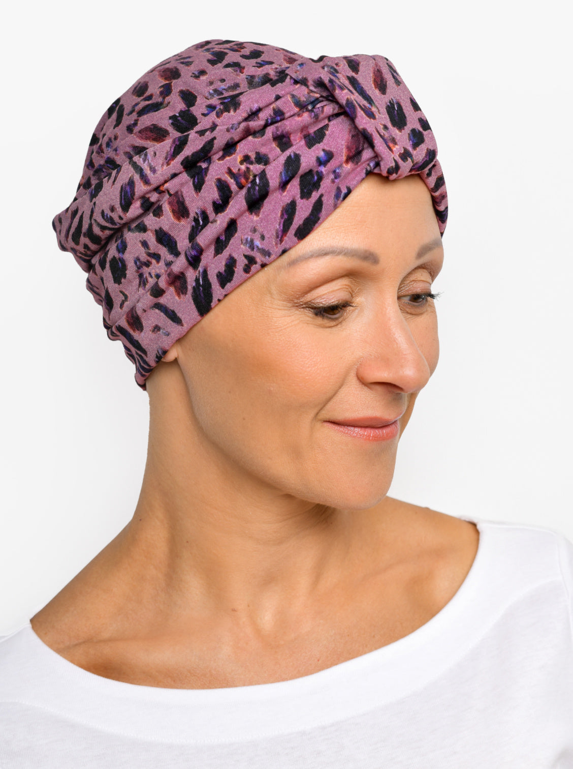 roze mutsje chemo turban alopecia