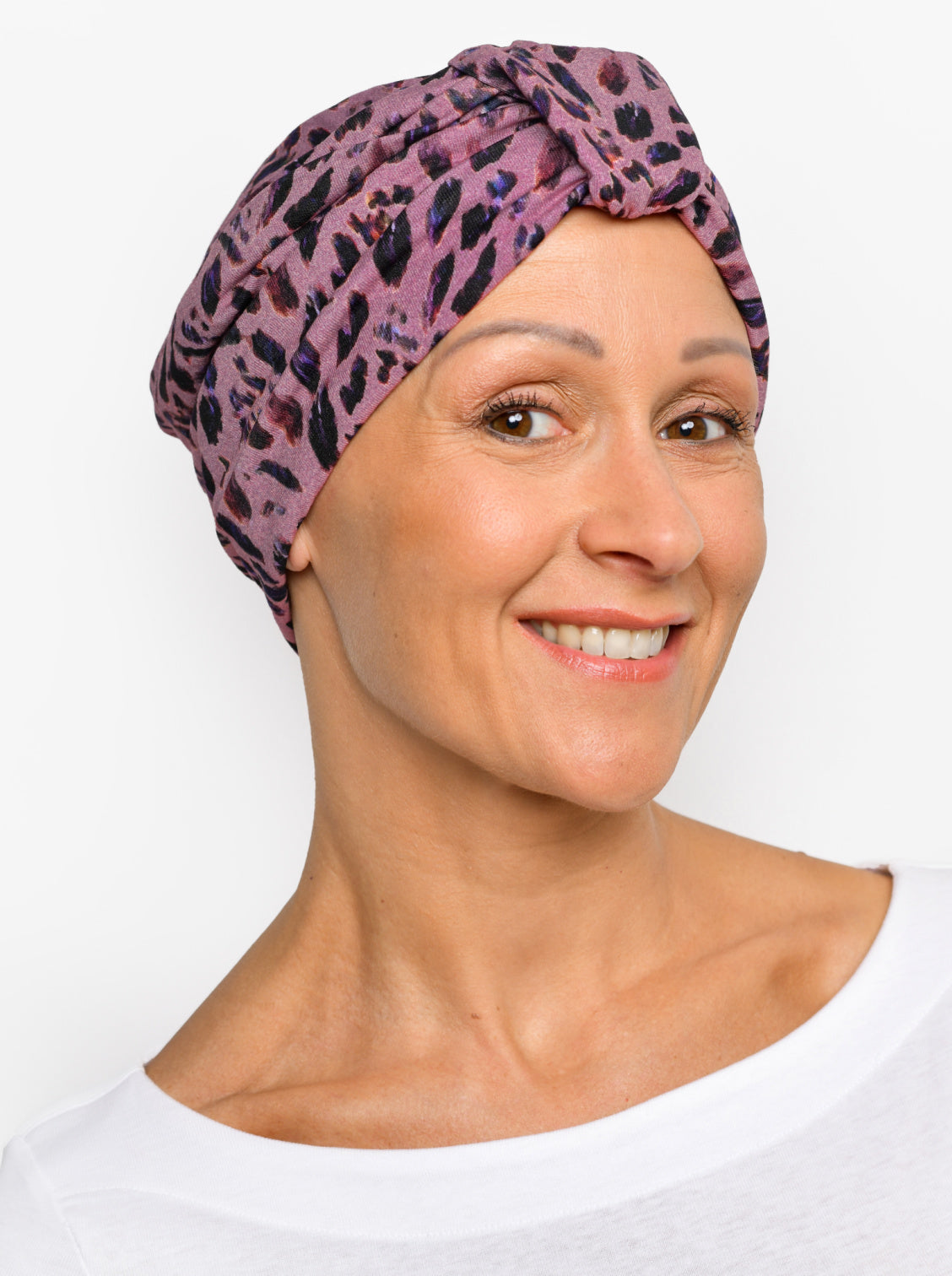 roze mutsje chemo turban alopecia