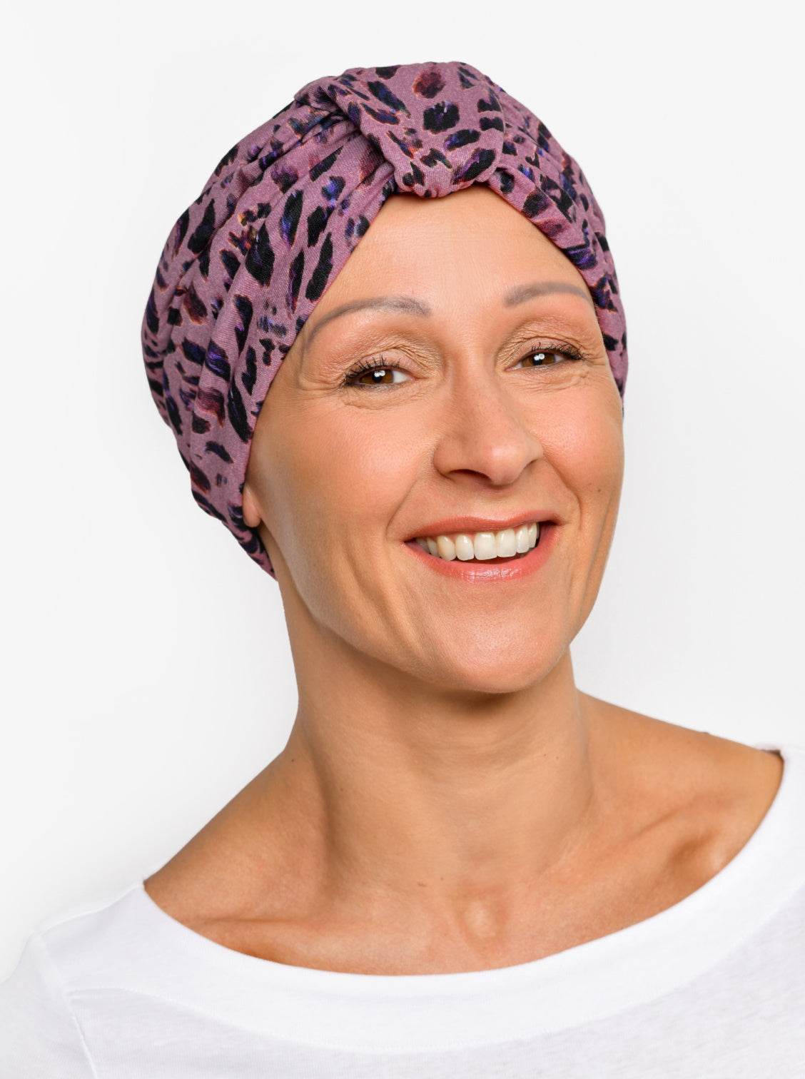 roze mutsje chemo turban alopecia